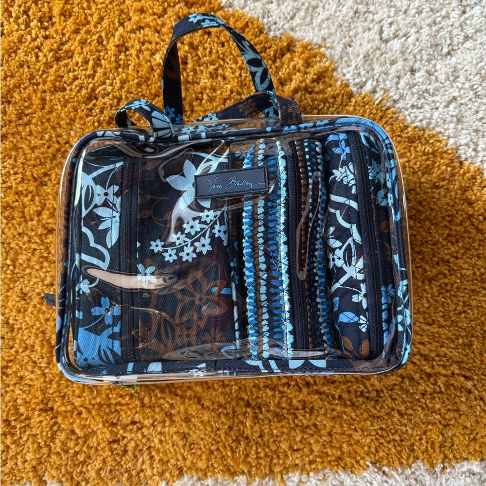 Vera Bradley cosmetic bag set of 4